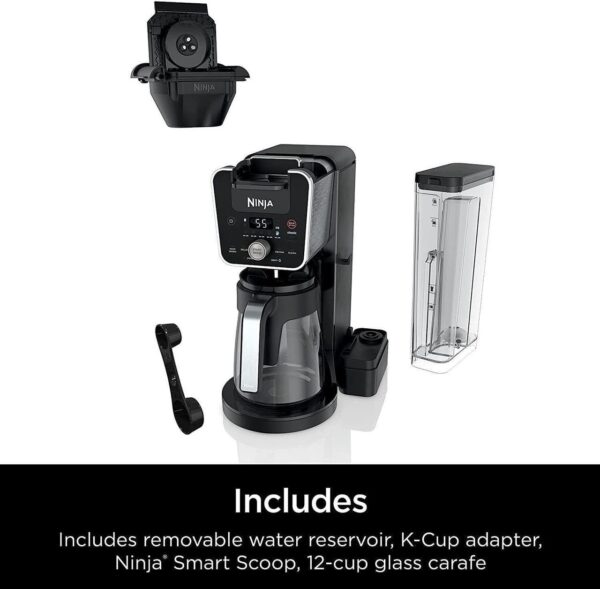 Ninja DualBrew 12-Cup Drip, Single-Serve Coffee Maker w/ 3 Brew Styles CFP201 - Image 4