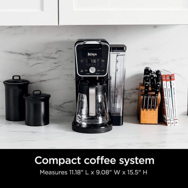 Ninja DualBrew 12-Cup Drip, Single-Serve Coffee Maker w/ 3 Brew Styles CFP201 - Image 7