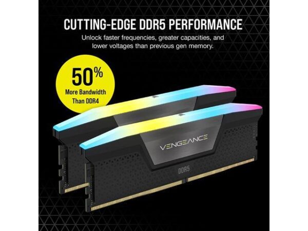 CORSAIR Vengeance RGB 32GB (2 x 16GB) 288-Pin PC - Image 3